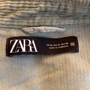 Zara corduroy green - brand new